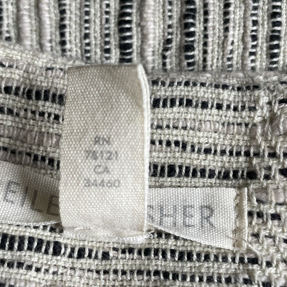 Eileen Fisher Open Blazer Jacket Womens XL Artsy Cotton Textured Heather Tweed - Picture 10 of 15